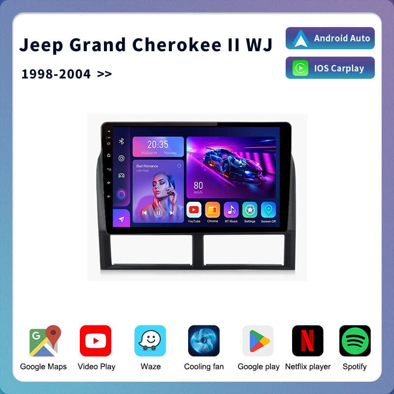 For Jeep Grand Cherokee II Android Stereo Car Radio GPS