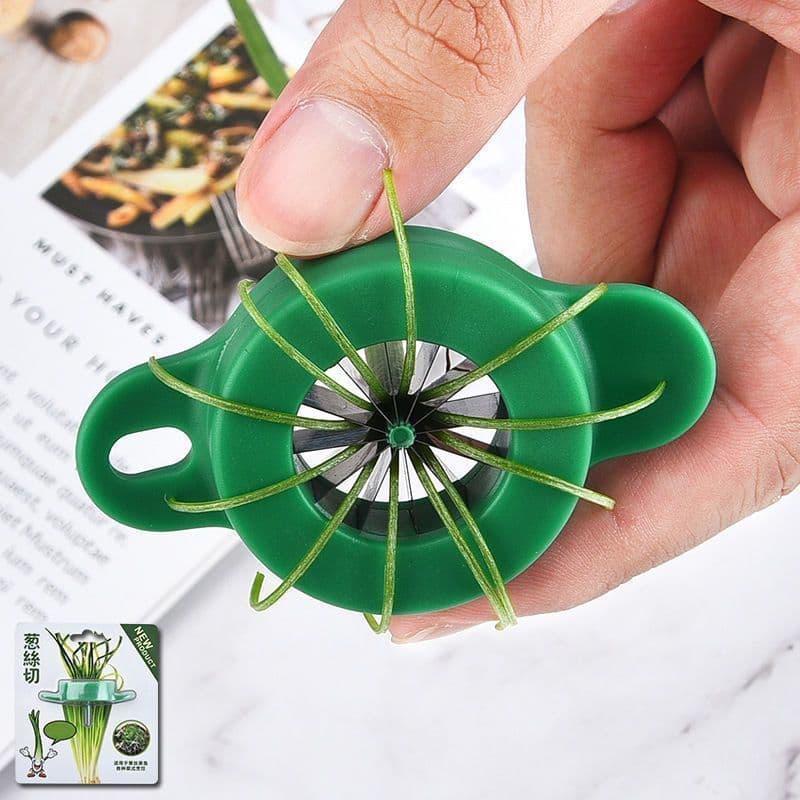 Spring Onion Shredder - Plum Blossom Pattern Fine Shredder, Commercial Multi-purpose Kitchen Grater & Slicer