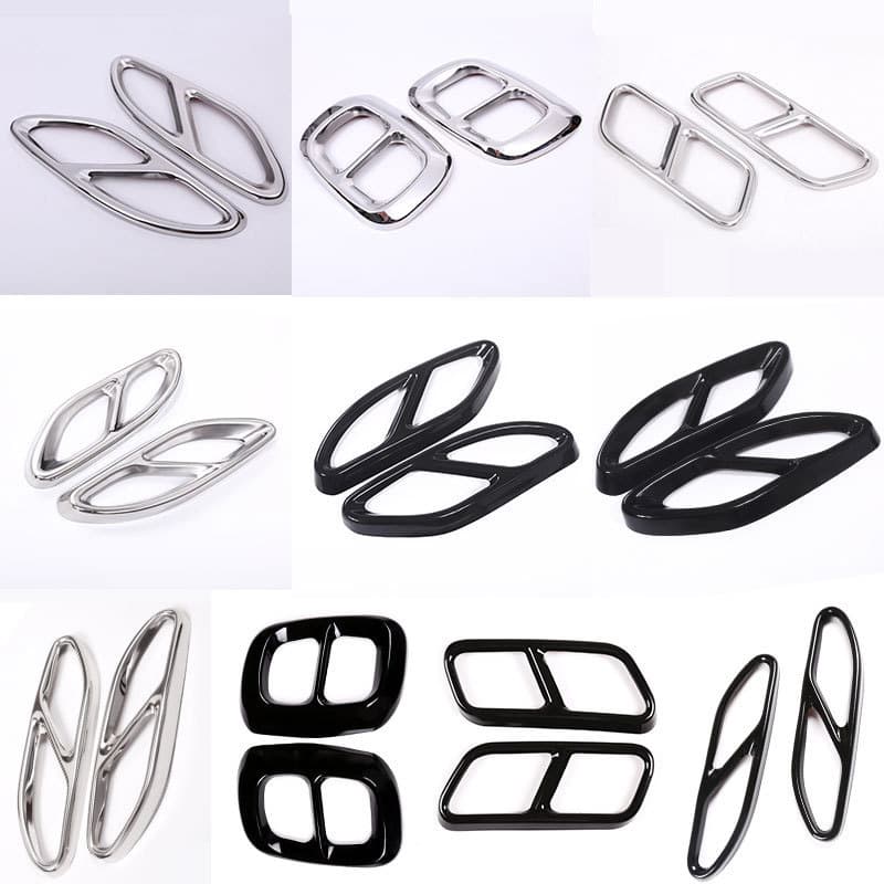Shenzhen Shengtong Exhaust Tailpipe Trim Cover for Mercedes-Benz, Stainless Steel
