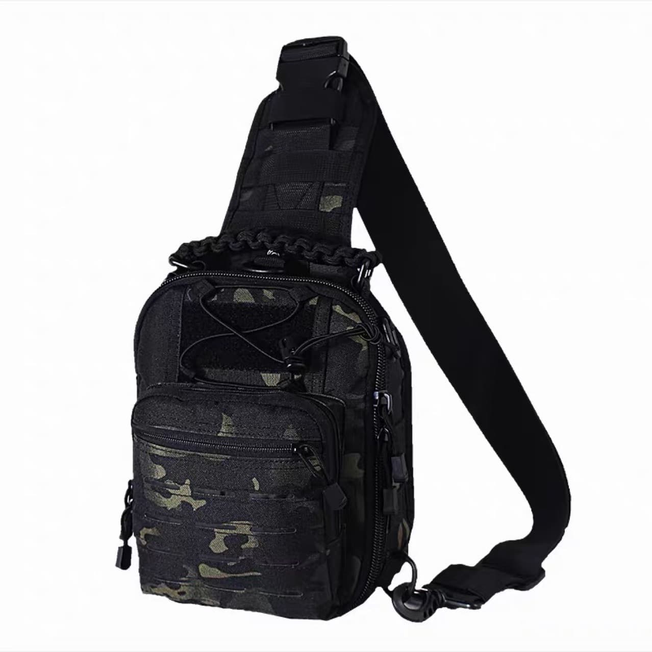 Factory Custom Hanging Bag Sports Backpack Tactical Crossbody Bag Outdoor Military Tactical Chest Bag Single Shoulder Cycling Bag Hiking Backpack