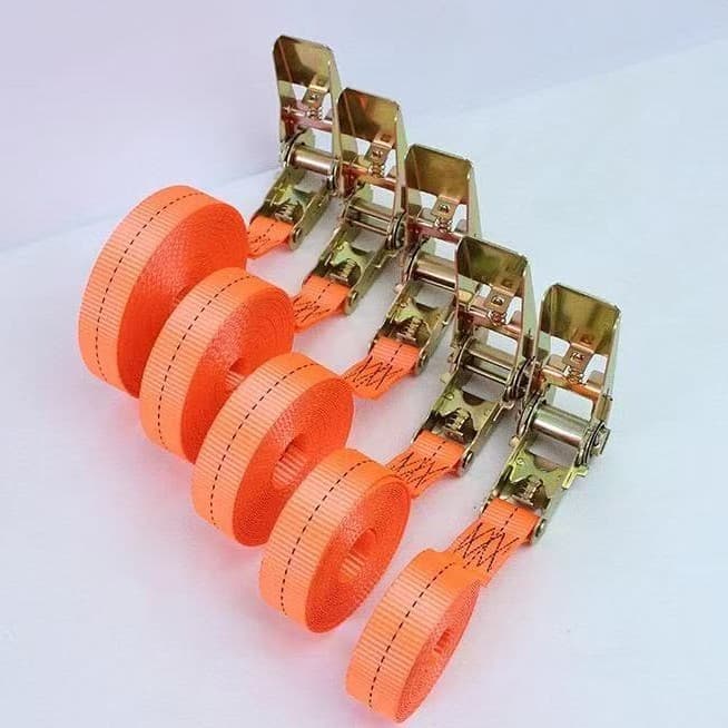 Cargo Tie-Down Straps with Ratchet, Truck Accessories, Universal Binding Straps for Securing and Tightening