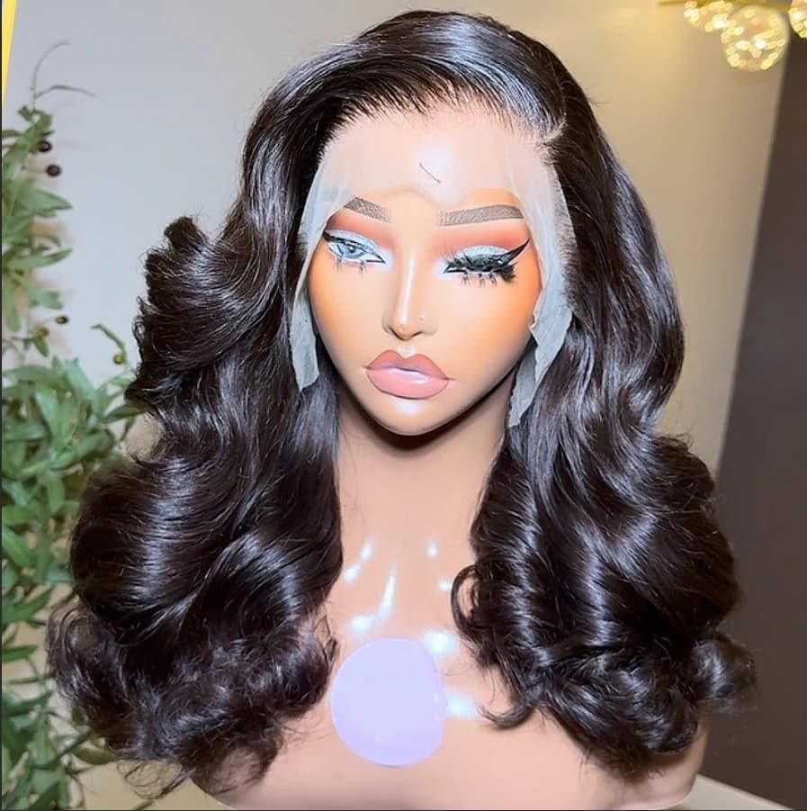 Loose Wave Wig 13x4 Frontal Bouncy Wave Wig Human Hair