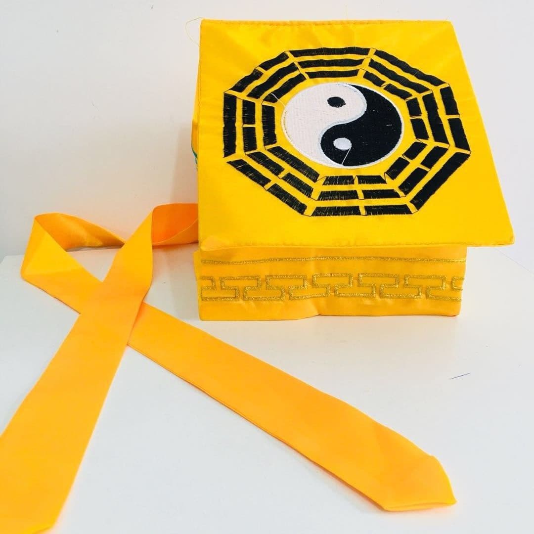 Taoist hat, Taoist Bagua Tai Chi hat, Taoist performance Bagua Tao hat, Taoist scarf headdress, Bagua hat, Nine-beam scarf hat