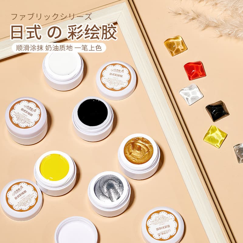 Nail phototherapy Japanese-style tank armor oil glue nail painting glue micro-carving glue nail glue 6 colors factory wholesale price