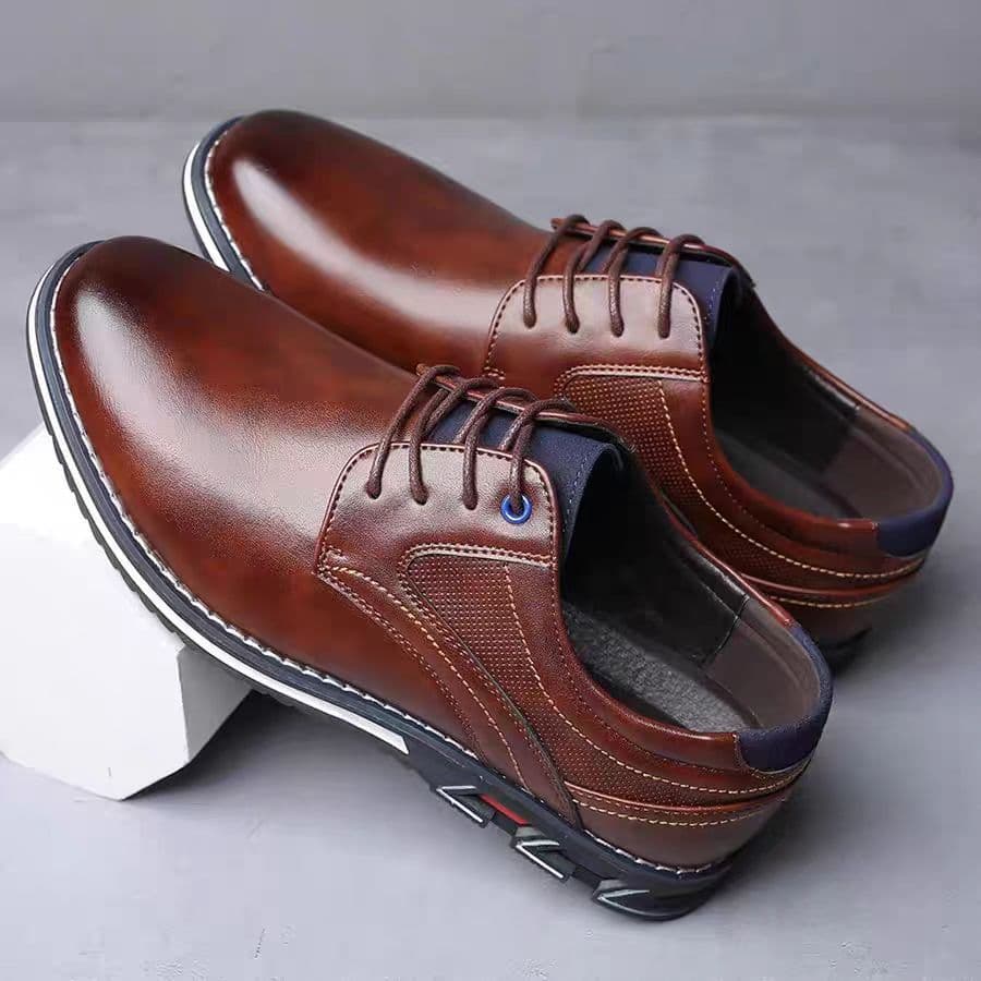 Color Block Lazy Shoes Men's Casual 38-53 Comfortable Breathable Slip-on Sneakers