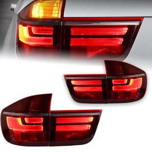 Compatible with 07-13 BMW X5 Tail Light Assembly E70, Modified New LED Brake Tail Light Assembly
