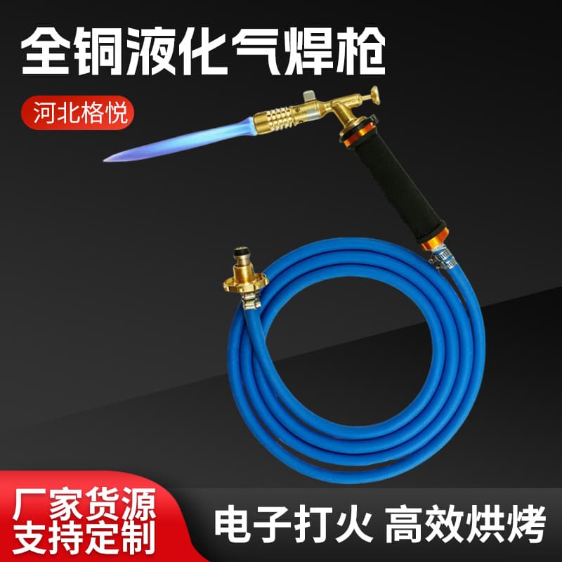 Small Liquefied Gas Welding Gun Digital Household Gas Spray Gun Hair Burning Electric Hand Welding Gun Aluminum Welding Wire Welding Tool