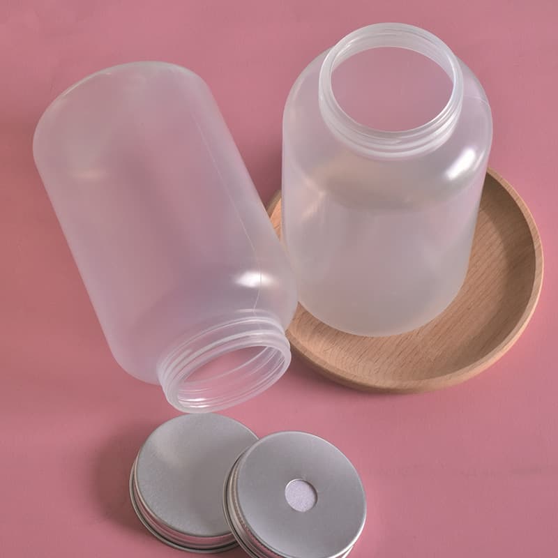 High-temperature resistant 500ml disposable plastic milk tea bottle, trendy thickened beverage cup/milk tea bottle.
