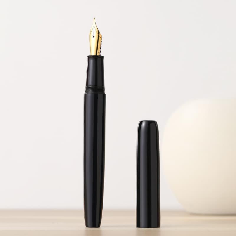 tramol hard rubber pen Jowo No. 6 pen nib assembly can be used as a cocktail gold-plated nib black pen barrel high-end gift