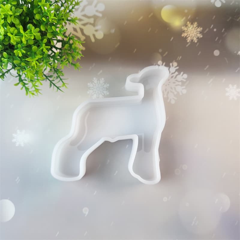 Sheep Aroma Car Diffuser Epoxy Resin Mold DIY Gypsum Aroma Candle Scented Stone Car Diffuser Silicone