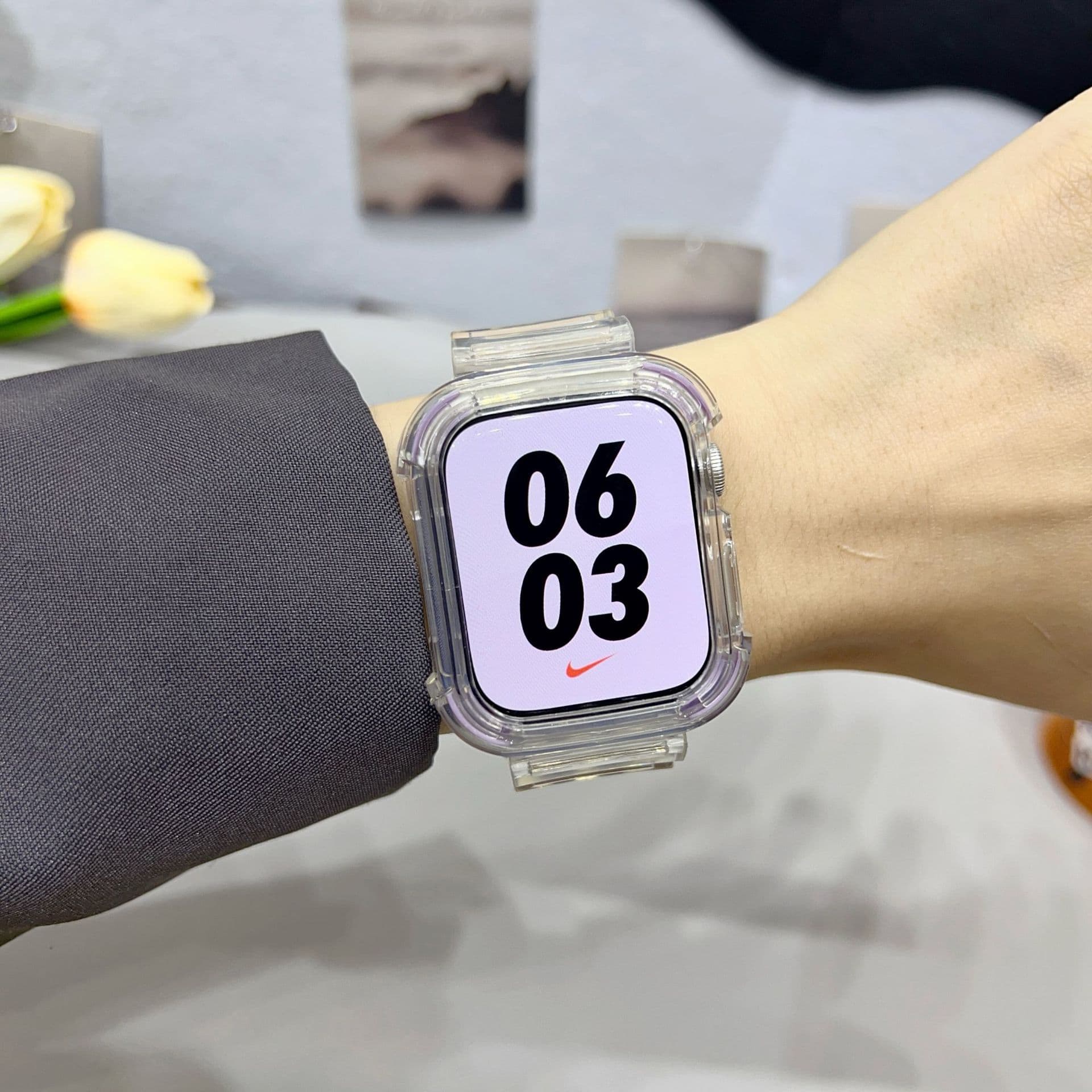 Glacier Limited Edition Transparent Band Compatible with Apple Watch iWatch 11