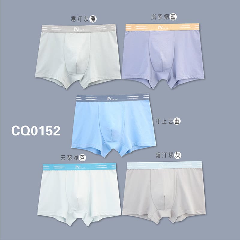 Modal Teenager Underwear Large Size Breathable Boxer Briefs Seamless Soft Men's Underwear 10A Antibacterial Boxer Briefs