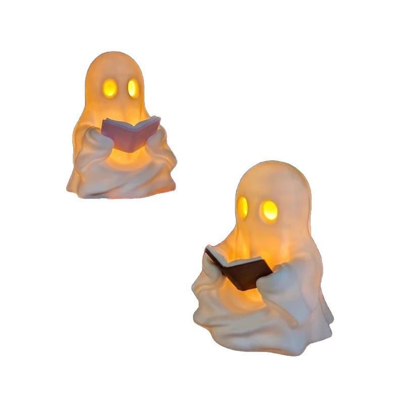 Cross-border Amazon cute best-selling personalized fashionable new Ghost Reading Ornament ghost reading lamp