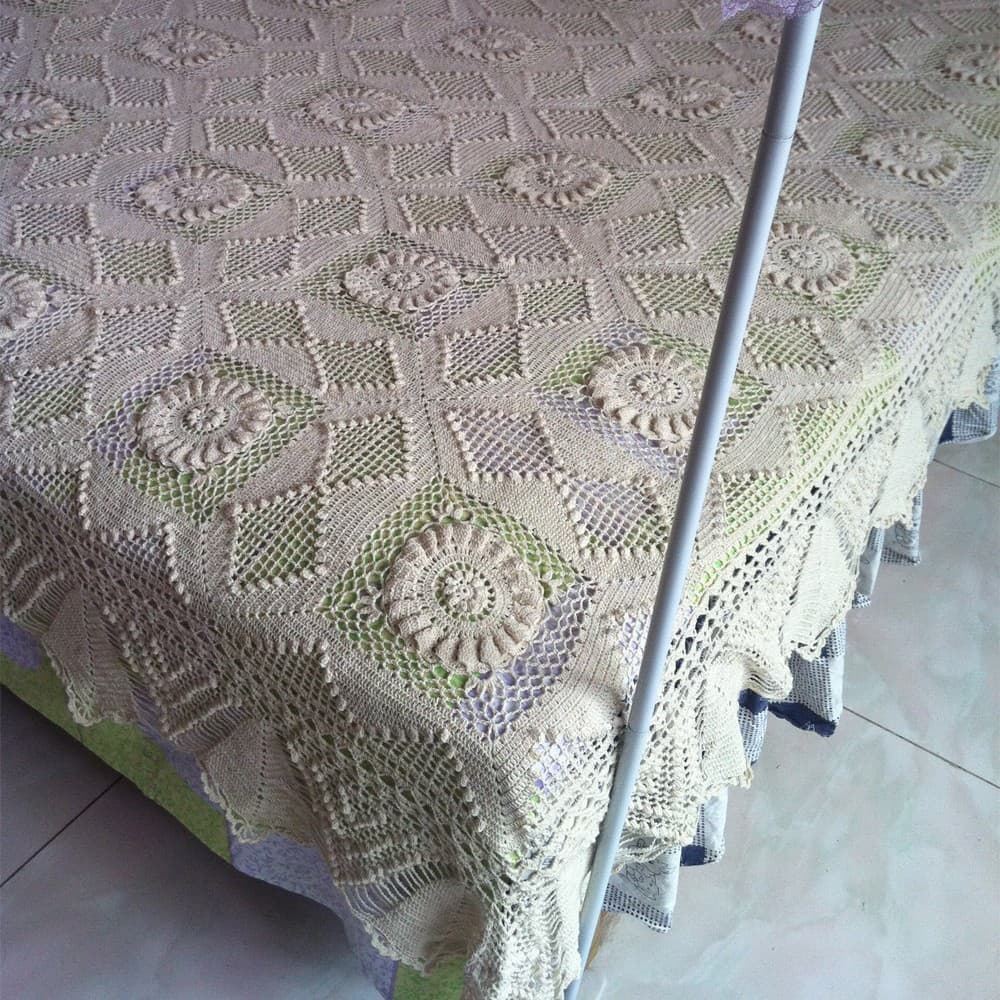 crochet bed sheet