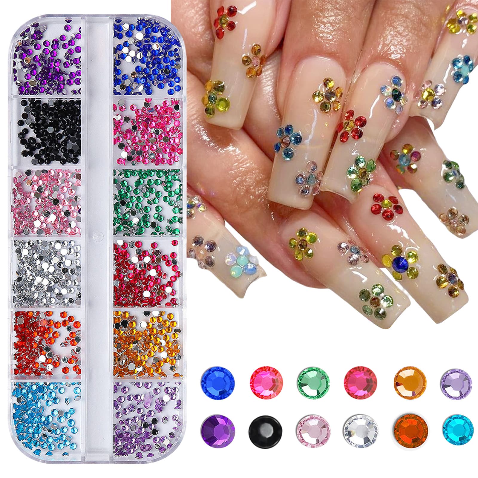 Nail Art Glitter Heart Butterfly Patch Set Gold Silver Flash Powder Sweet French Style Manicure Stickers for Any Skin Type