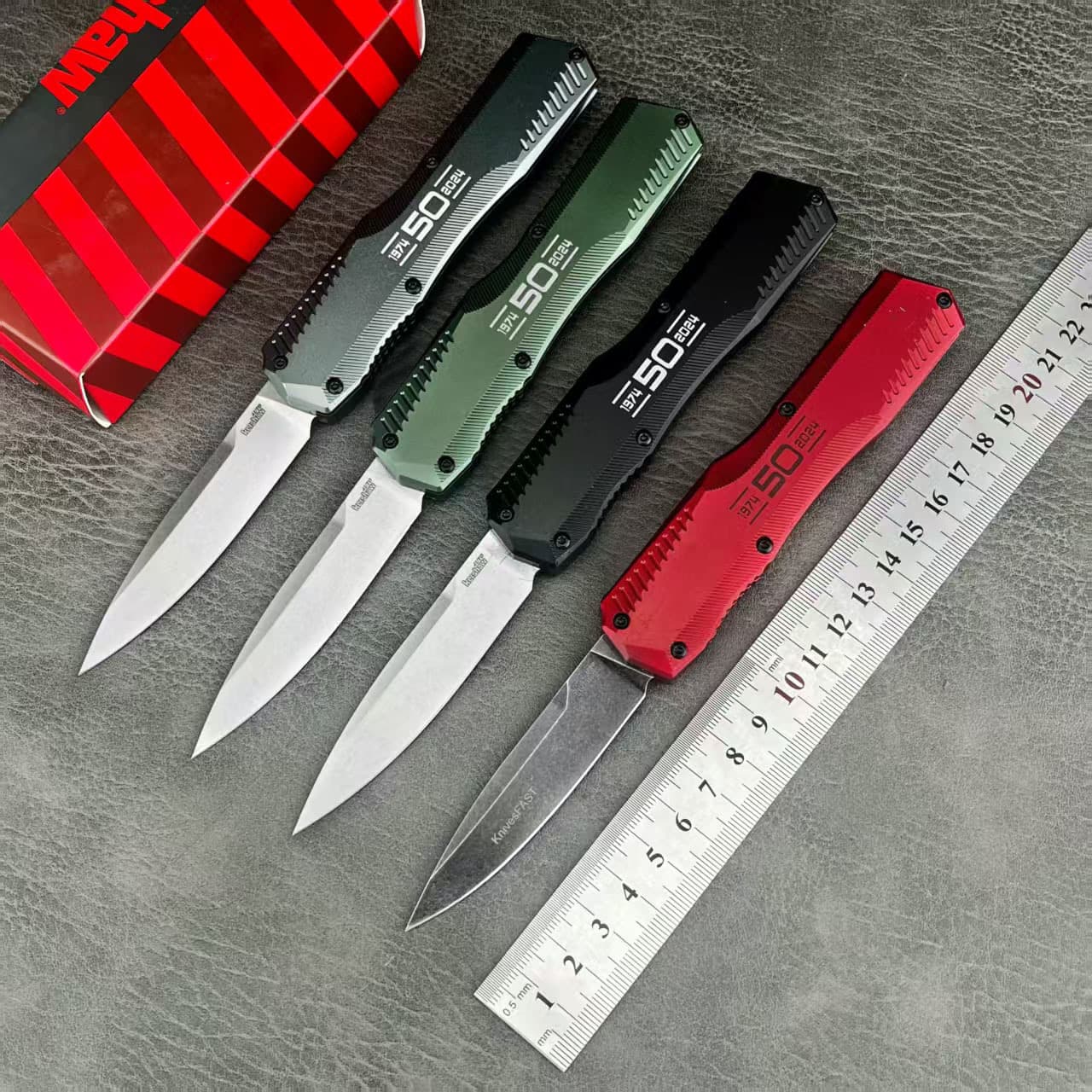 Kaxiu 9000K50 aluminum alloy multifunctional small straight knife field knife outdoor survival knife EDC hand meat knife