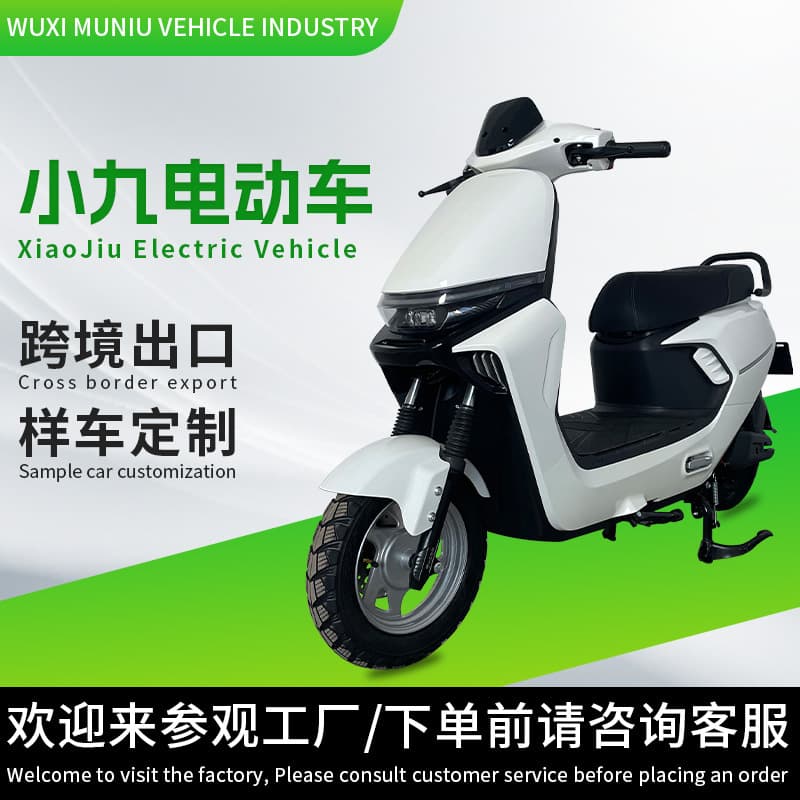 Cross-border foreign trade electric vehicle manufacturer takeout, Xiao Jiu electric motorcycle, export scooter, two-person electric scooter, long-distance run
