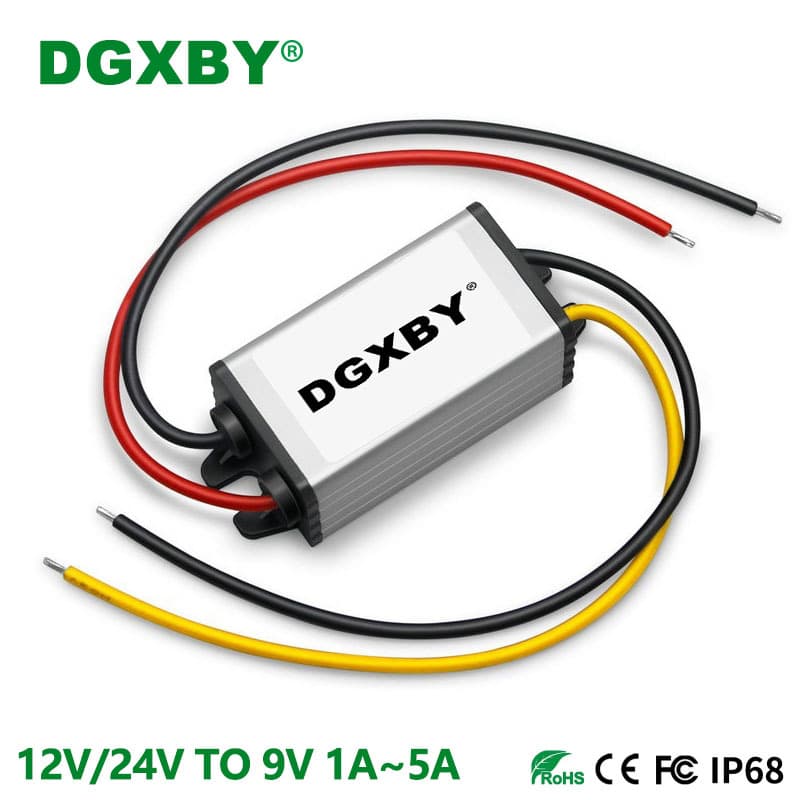 12V 24V to 9V 1A 2A 3A 4A 5A DC Step-Down Power Module 11-40V to 9V Car Equipment Converter