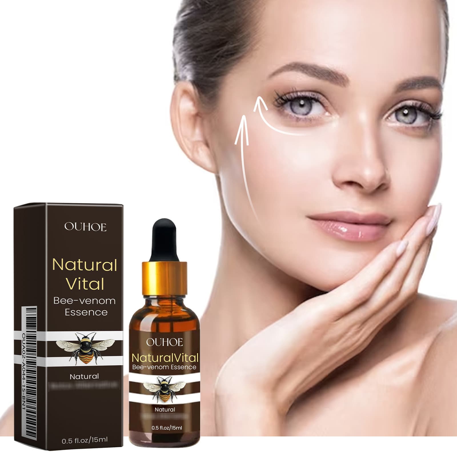 OUHOE Facial Essence Daily Moisturizing and Softening Skin Hydrating and Softening Facial Skin Care Essence
