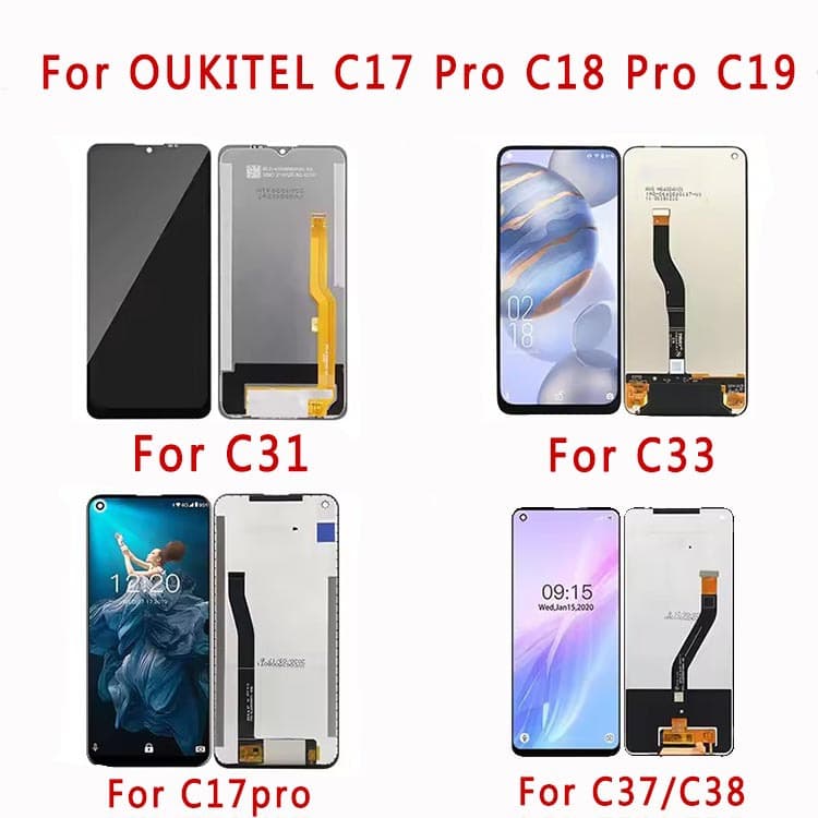 Compatible with OUKITEL C17 Pro C18 Pro C19 C19 Pro / LCD Screen Assembly