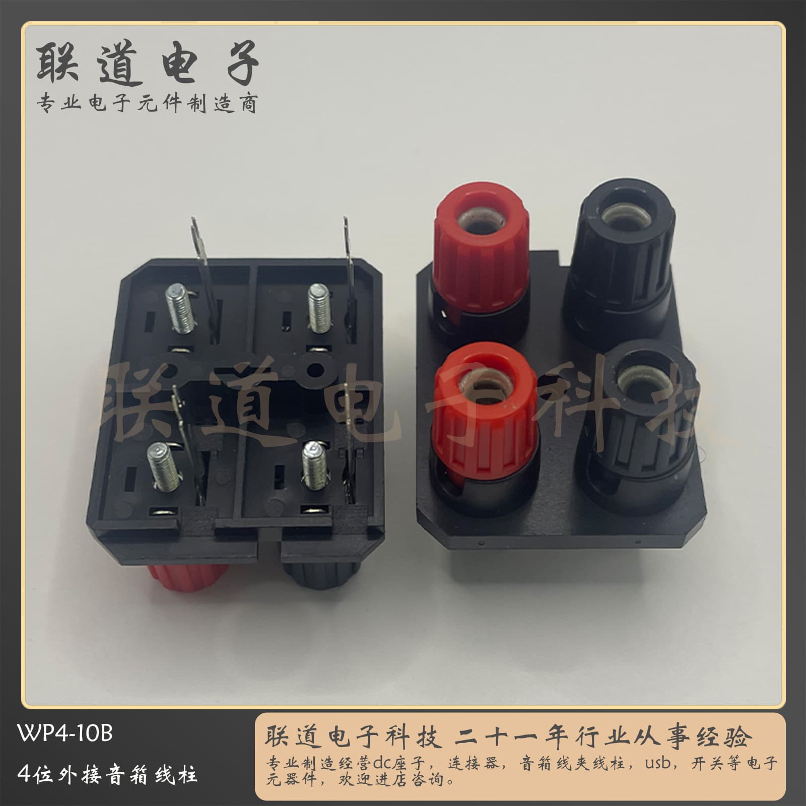 WP4-10 connector, speaker terminal block, external connector, WP4-10 wire clamp.