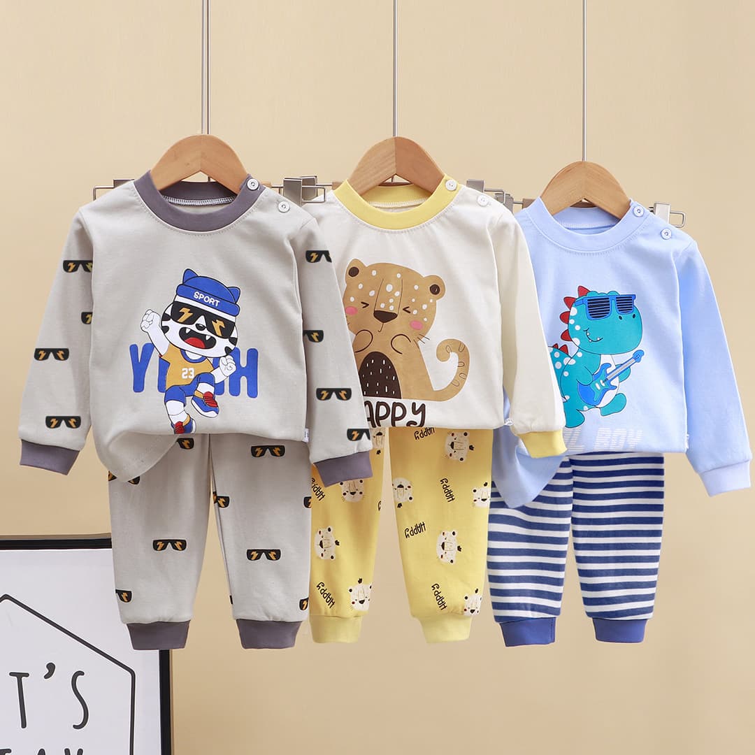 Kids Underwear Set New Fall Style Boys Girls Thermal Underwear A-Class Baby Clothing Children's Apparel Export Quality