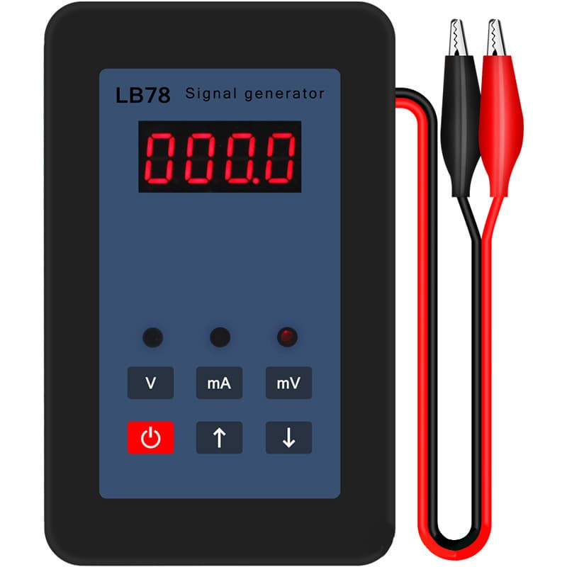4-20mA Signal Generator 0-10mV Current Voltage Millivolt Resistance Temperature Process Calibration Instrument for Thermal Engineering