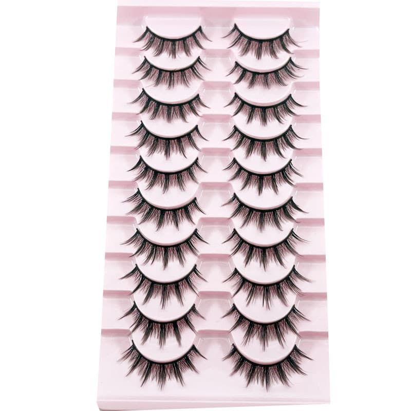 One piece whole false eyelashes, naturally thick and simulated, can be segmented for daily makeup eyelashes wholesale big devil