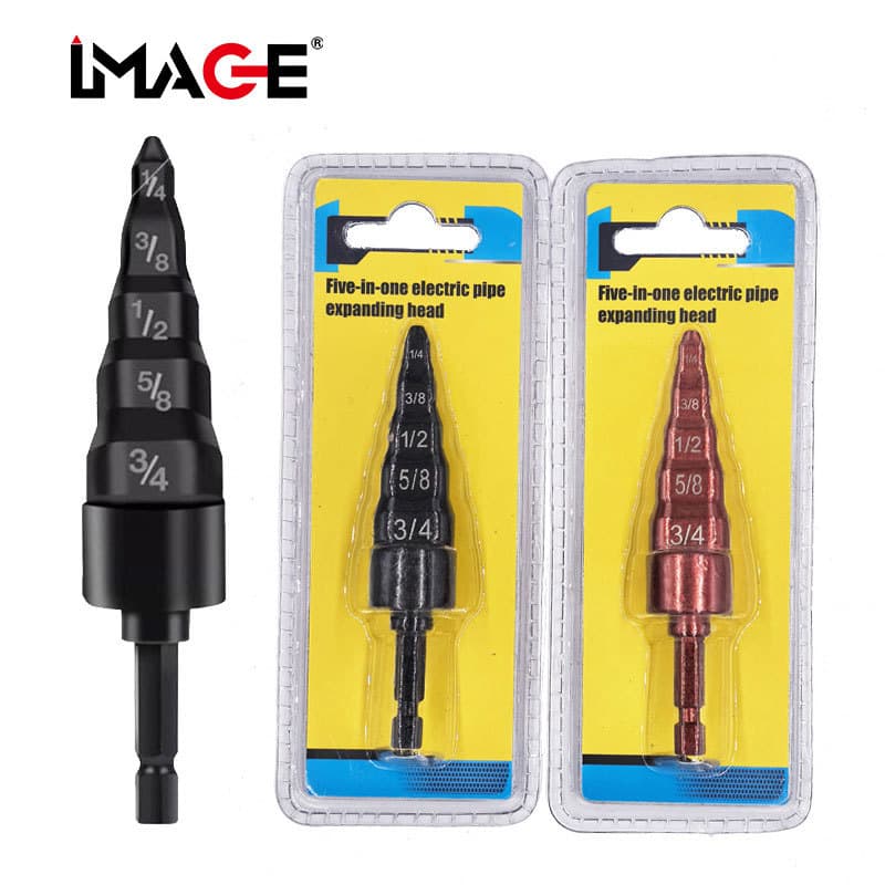 Burgundy five-in-one copper tube expander, air conditioning repair copper tube expanding tool set, imperial flaring tool