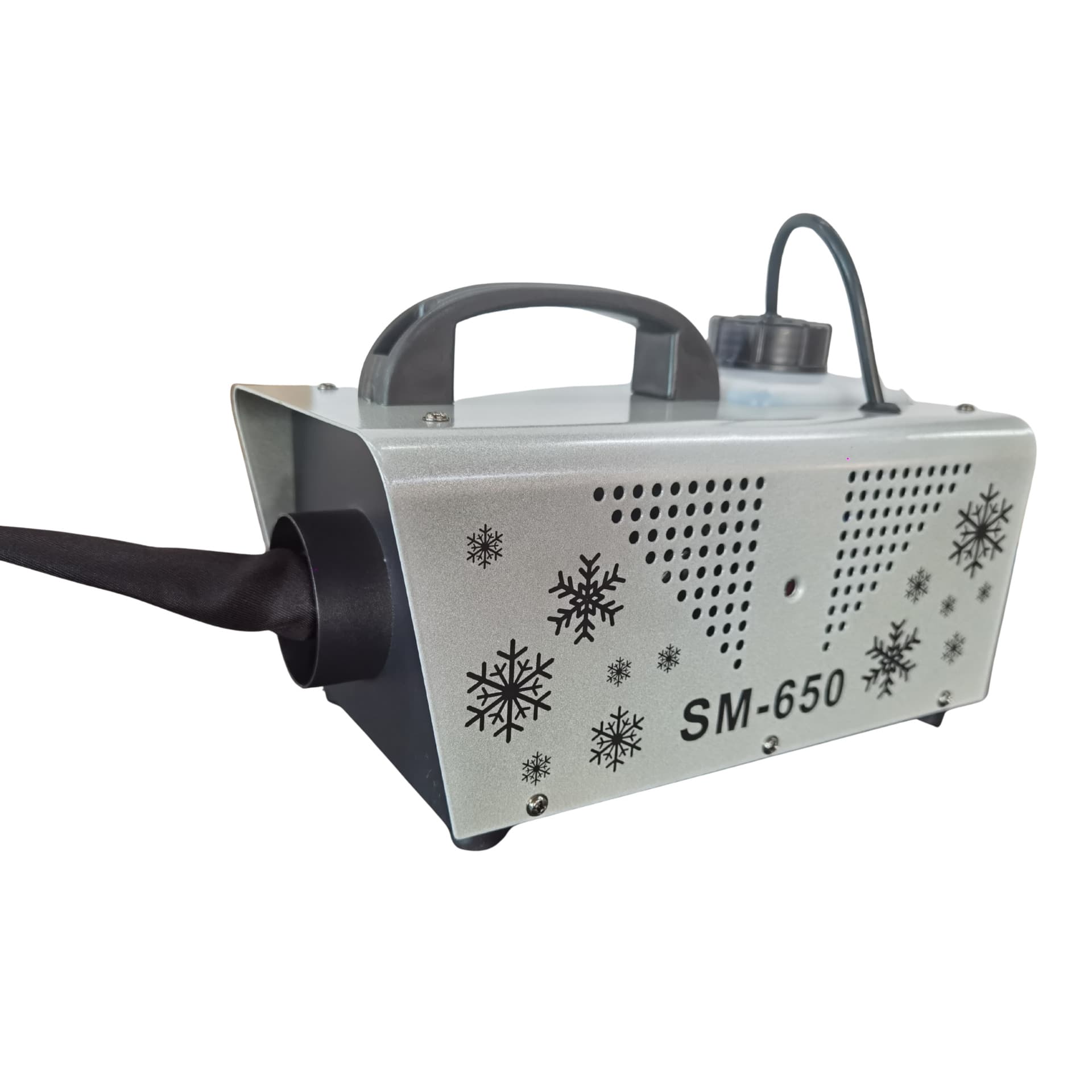 650W Small Remote Control Snow Machine Quiet Fine Simulation Snow Maker for Weddings Christmas Stage Outdoor Snow Spray Equipment