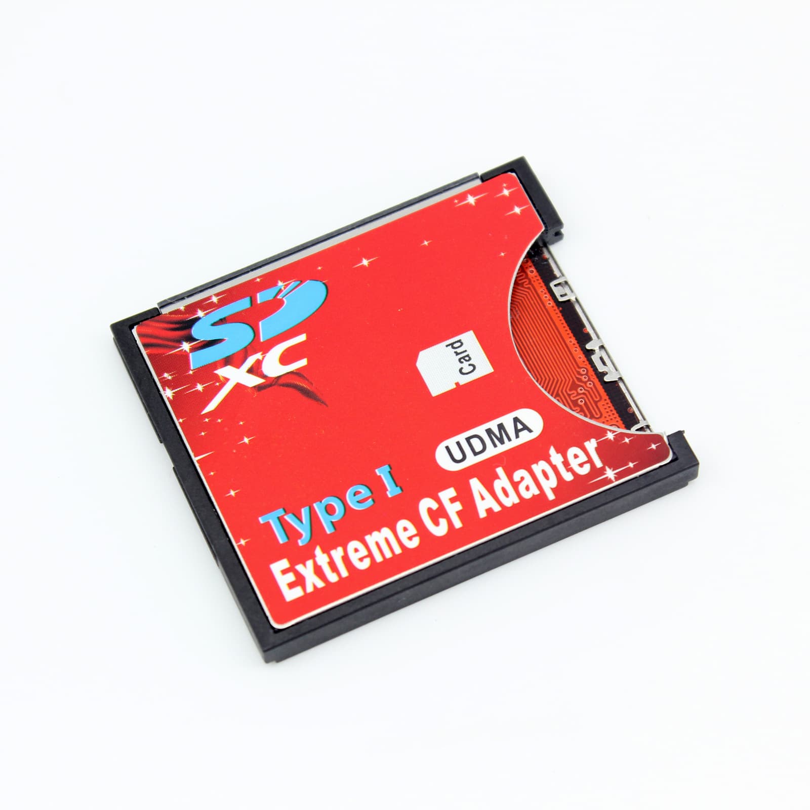 microSDXC to CF Card Adapter Type I UDMA High-Speed Adapter Supports Camera Memory Card Adapter
