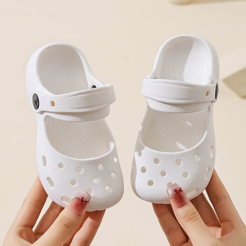 Children's Clog Sandals Summer, Indoor Non-Slip, Cartoon Design, Toddler and Kids' Slippers for Girls and Boys, Beach Sandals
