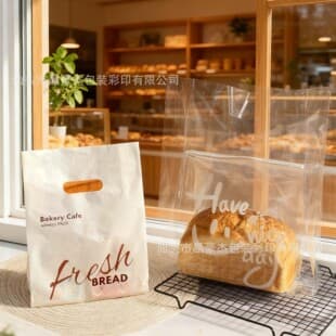 Thickened Takeout Delivery Bag Plastic Handbag Bread Cake Dessert Fruit Yogurt Drink Packaging Delivery Bag