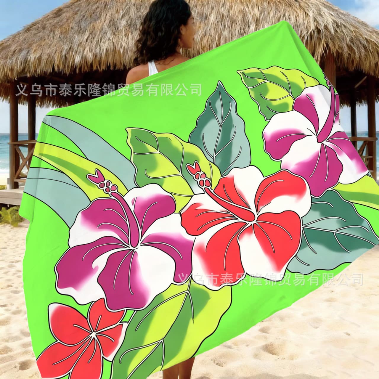 Factory Direct New Zealand Sulu Cotton Lavalava Hawaiian Hibiscus Sarong Skirt
