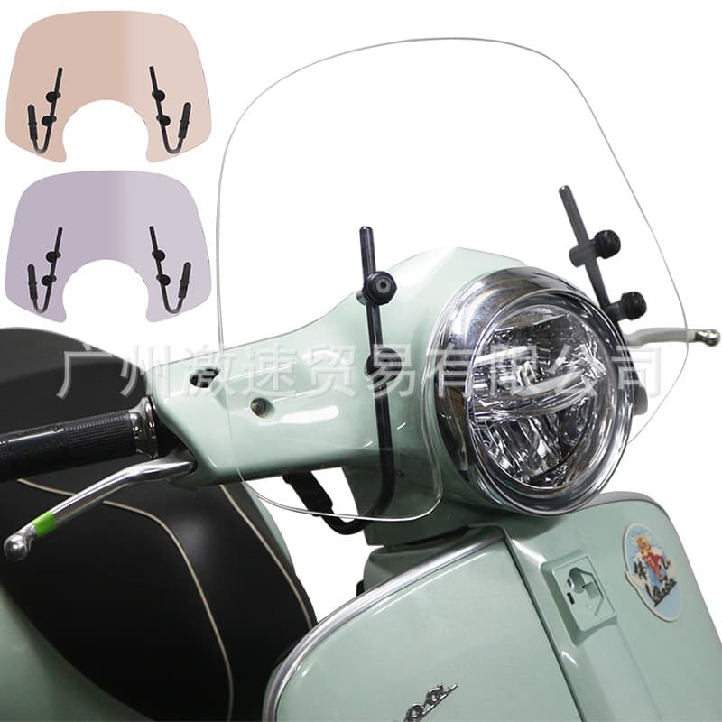Vespa Gts300/250 Spring 150 Windshield Modification Guard Chest Board PC Material Custom Made Front Windscreen for Scooters