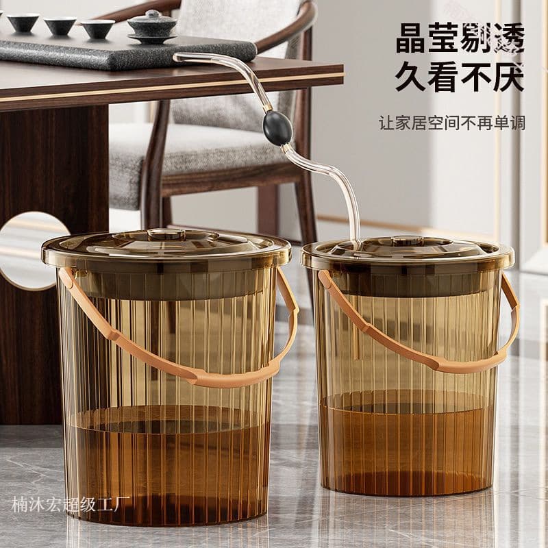 Tea bucket, tea residue bucket, tea tray, wastewater bucket, dry and wet separation, tea filter, trash can, Kung Fu tea set accessories