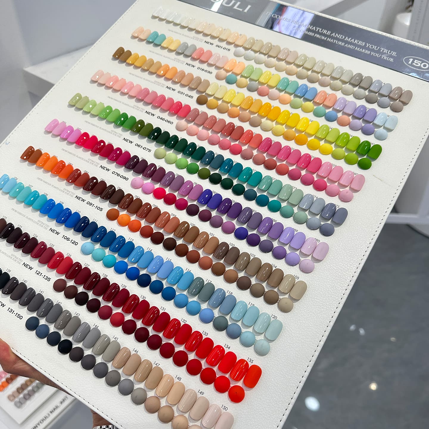 Xinyouli 150 Colors Spring Nail Gel Polish Solid Color Long-lasting Eco-friendly Resin Gel Full Set for Salon Use