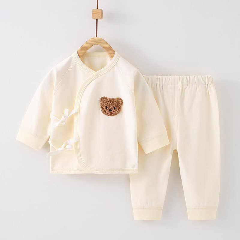 Newborn Baby Clothes Autumn Winter Class A Pure Cotton Pajamas 0-3 Months 6 Seasons Spring Autumn Winter Baby Thermal Underwear Set
