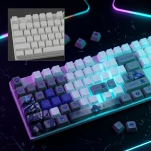 Valorant Phantom Fan Keycap 29-Key Set Gaming Essential Custom Keycaps Compatible with Mechanical Keyboard