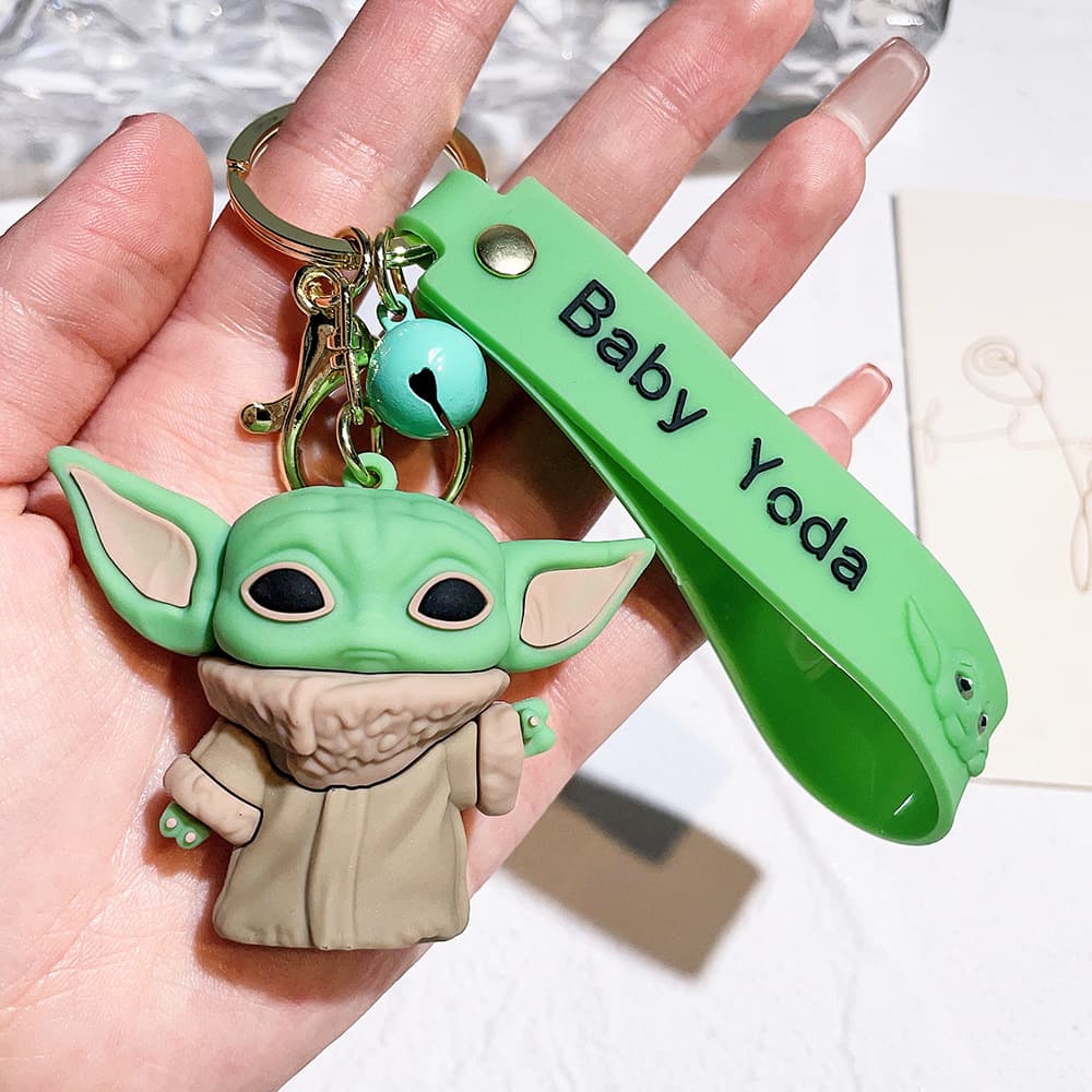 Cartoon Darth Vader Keychain Deadpool PVC Silicone Keychain Couple Bag Car Key Chain Pendant