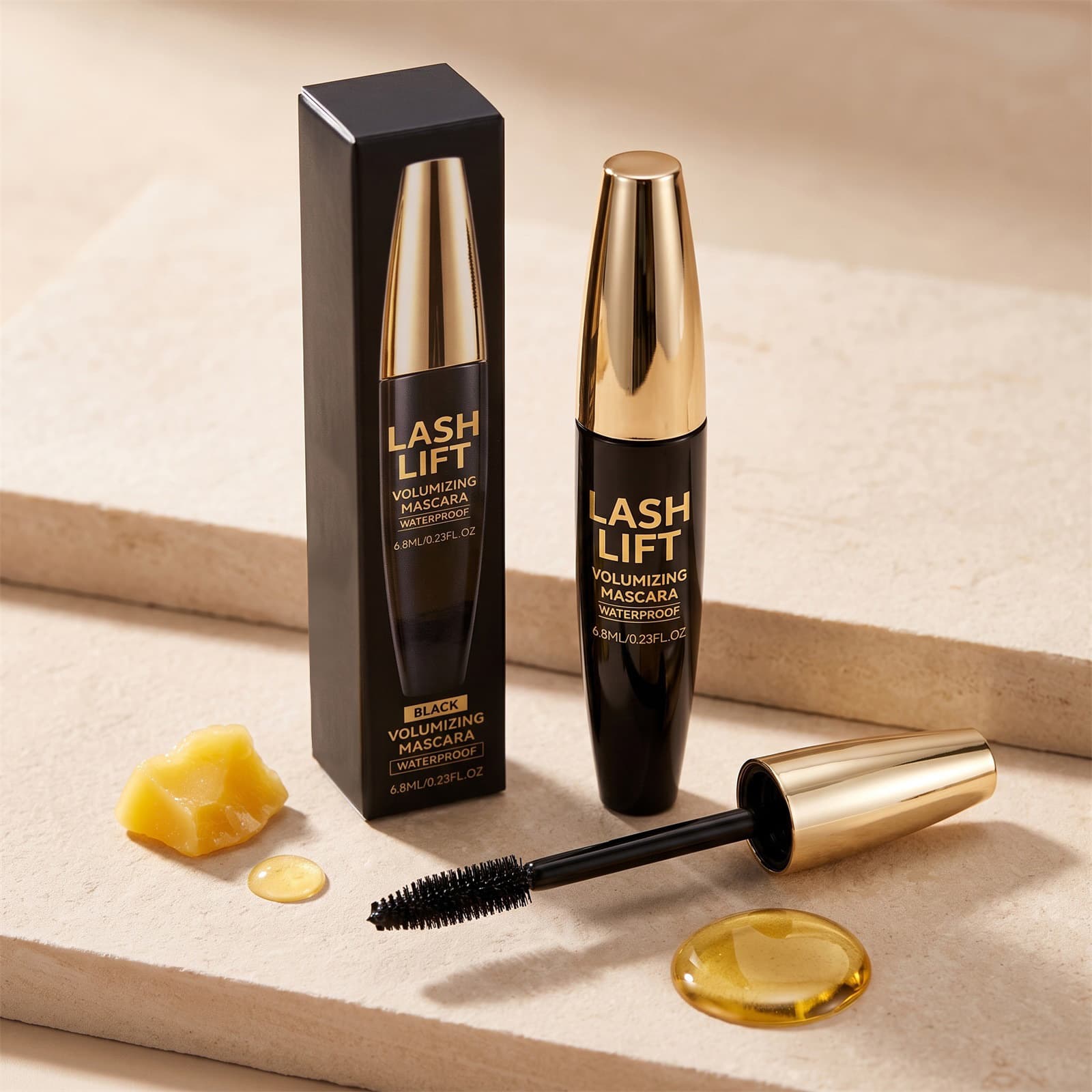 Volumizing Lengthening Mascara (Black) Natural Curl Setting Daily Date Commute All-Purpose Mascara