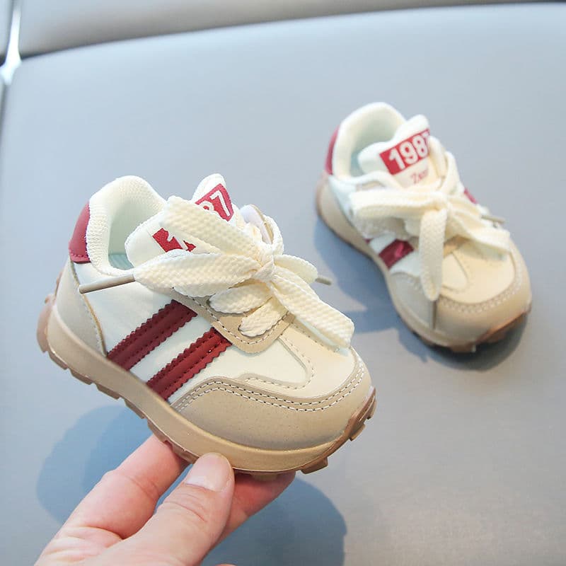 2024 Children's Shoes for Boys and Girls Ages 0-1-4 Years, New Spring and Autumn Soft Sole Baby Shoes, Girls' Agility Sneakers, Sports Shoes for Kids