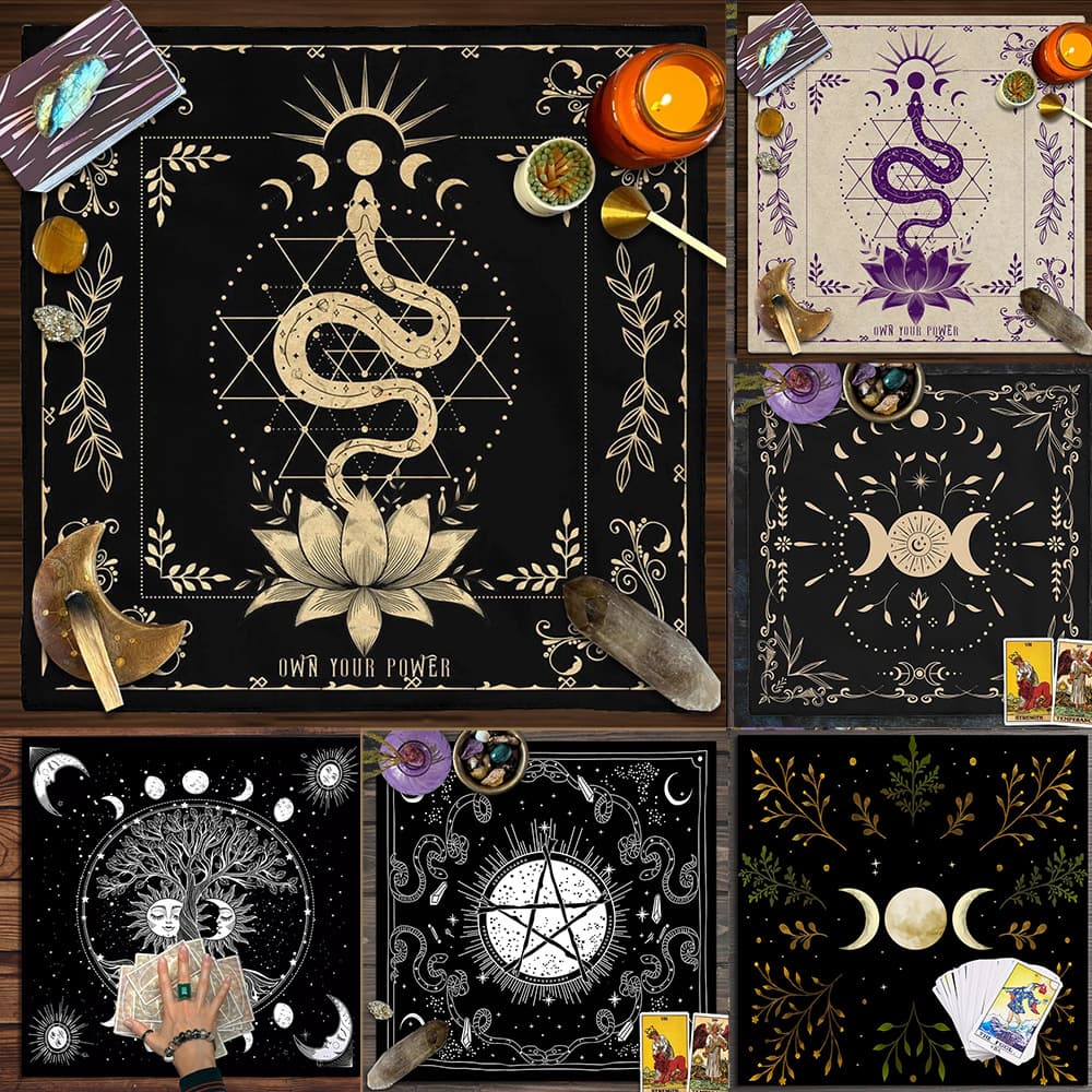 Tarot Table Cloth Velvet Table Mat Altar Cloth Decoration Custom Ins