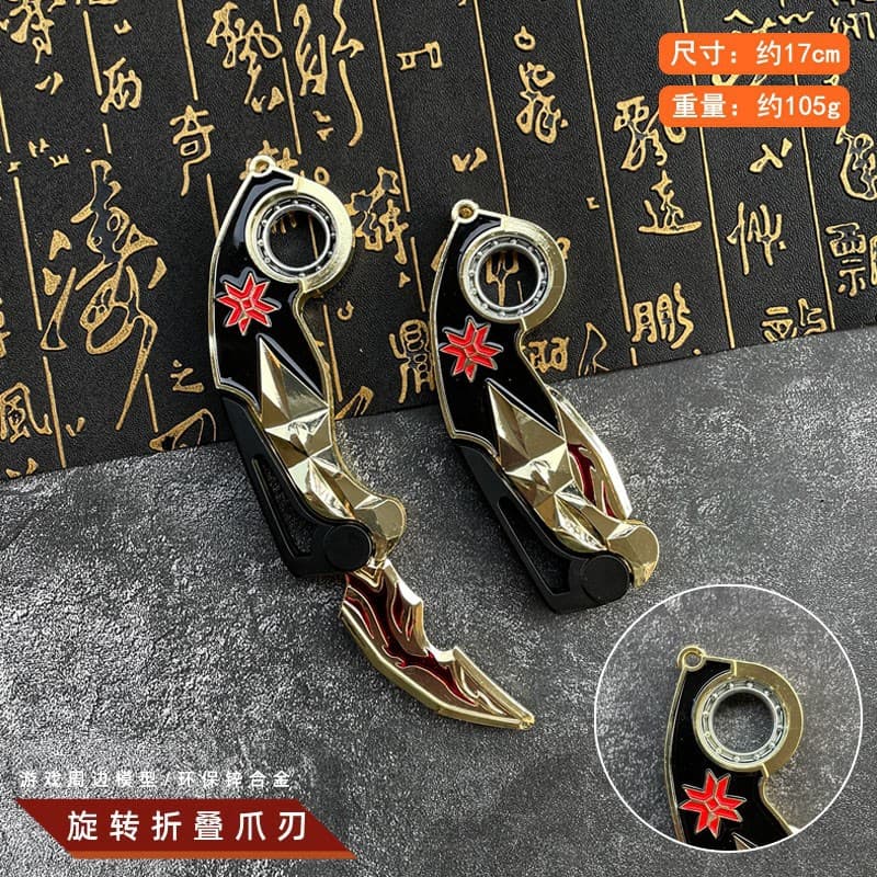 Champion Claw Blade Kids Carrot Claw Knife Foldable Mechanical Toy Metal Alloy Unsharpened Gravity Advanced