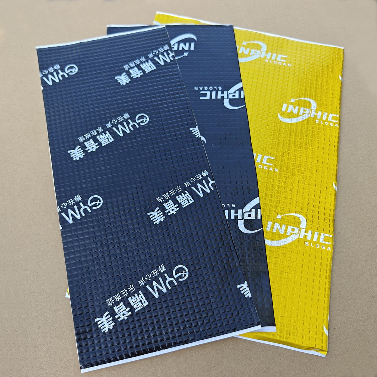 Car Sound and Vibration Damping Mat with Cotton Material, Wheel and Door Panel Sound Absorption, Professional Self-Adhesive Noise Reduction for Tires