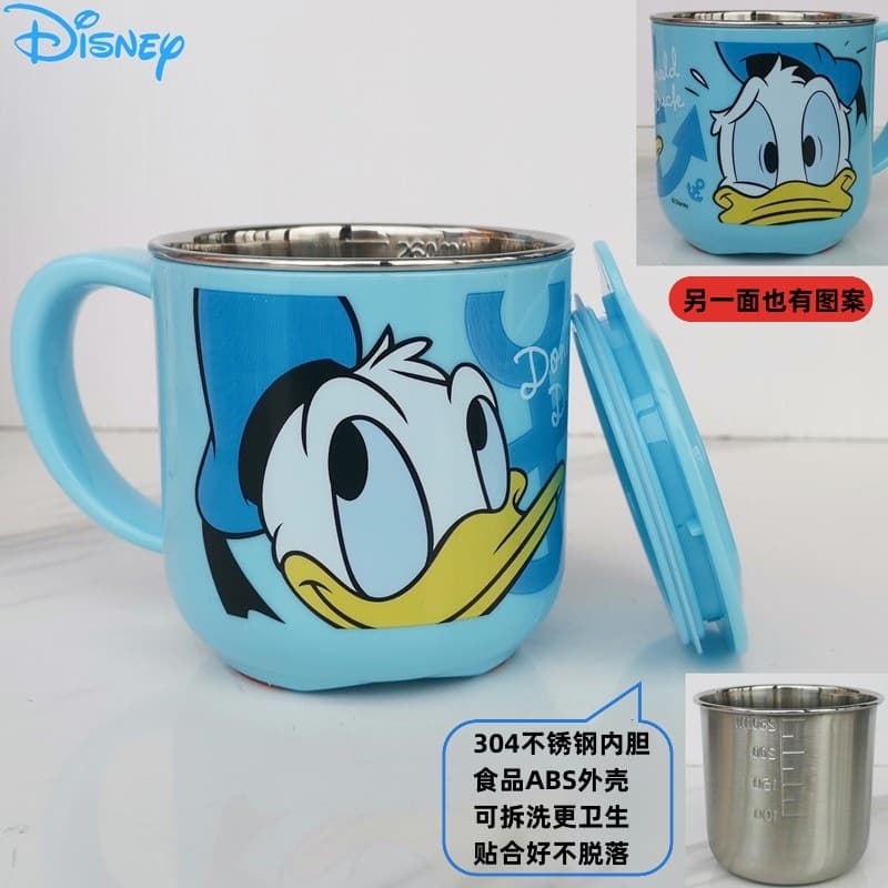 Kids Water Cup, Home Drinking Cup, 304 Stainless Steel, Baby Weaning Cup, Milk Cup with Scale, Drop-Resistant, for Kindergarten