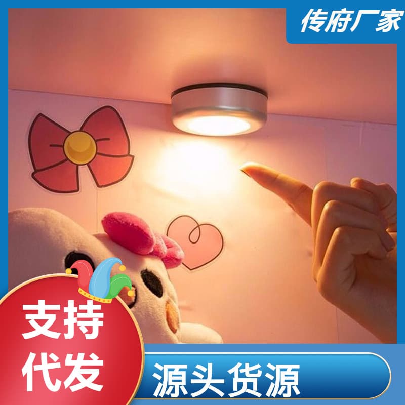 Tap-Control Ceiling Night Light Emergency Lamp, Creative Bedside Small Light for Student Dorm Essential