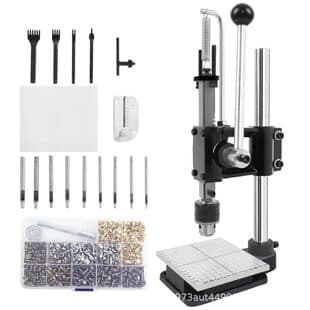 Qiantai Small Manual Press Stamping Machine Hand Punch Die Cutting Hole Punch Silent Diamond Punch New Model
