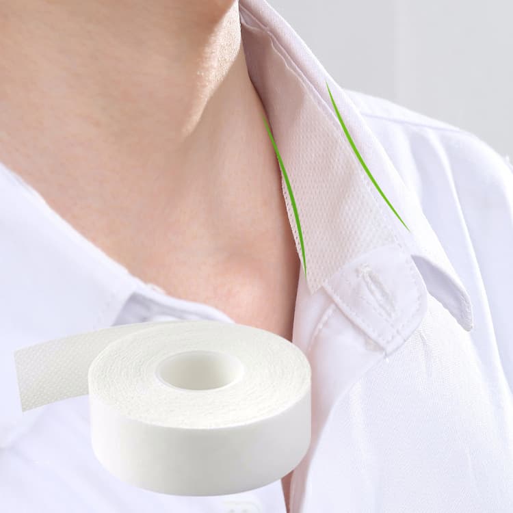 Self-Adhesive Disposable Collar Guard Rolls for Home Use, Sweat-Absorbing, Breathable, Anti-Chafing for Summer
