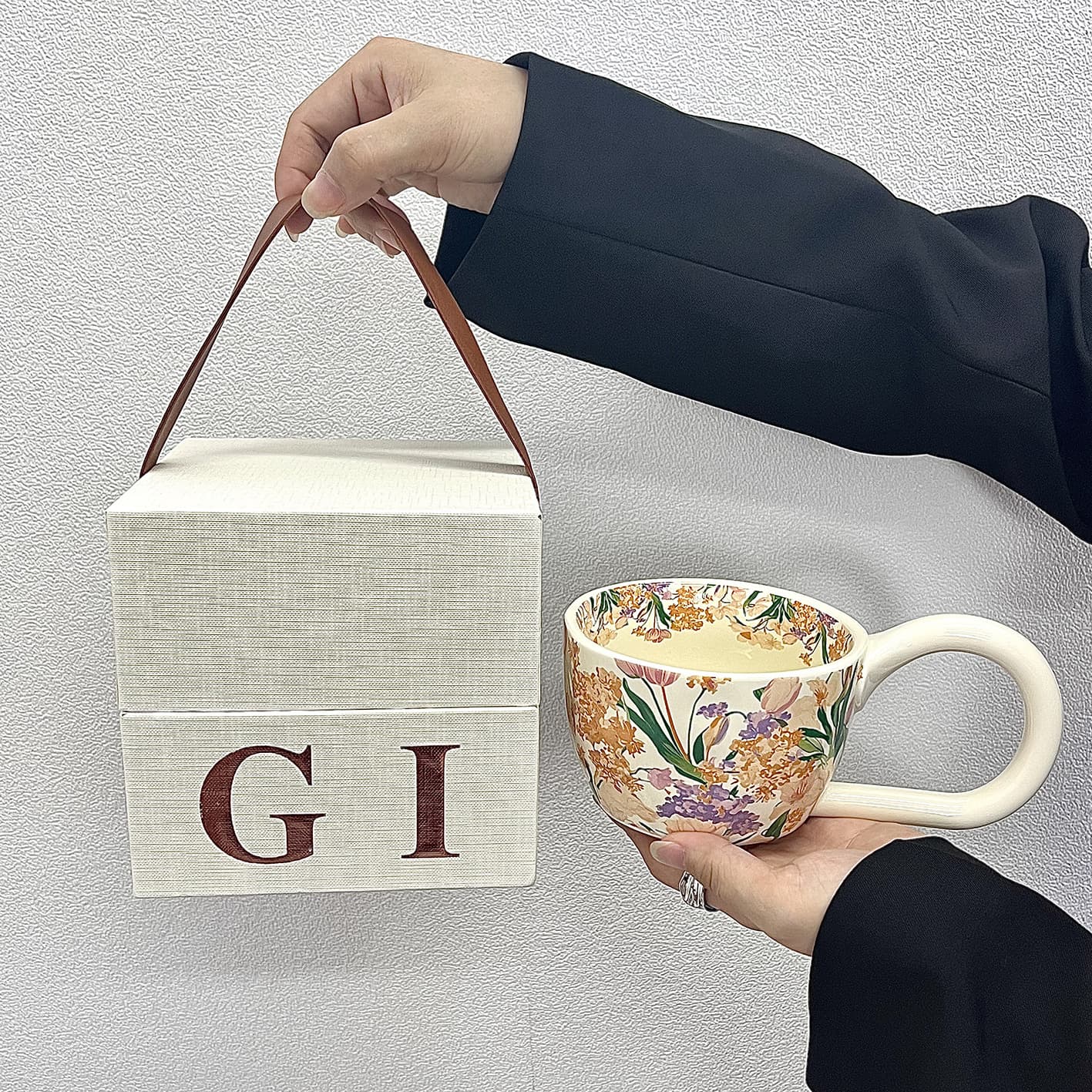 Premium Cup Gift Set Exquisite Gift Box for Women Birthday Gift for Teacher Teacher's Day Gift
